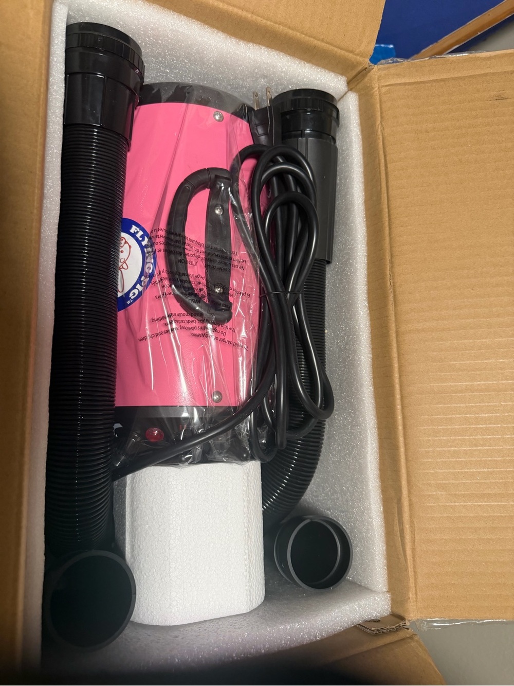 Professional Pink Dog Grooming Dryer - Portable Pet Blow Dryer